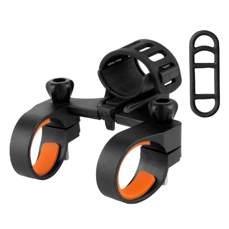 AOOOWER Bike Mount Bracket Flashlight Holder Torch Clip Rotation Bike Front Torch Mount